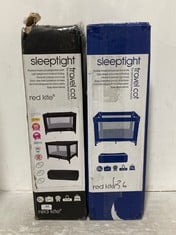 2 X RED KIT SLEEPTIGHT TRAVEL COT