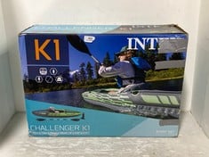 INTEX CHALLENGER K1 INFLATABLE 1 PERSON KAYAK