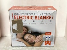 WARMER LUXURY FLEECE FULLY FITTED ELECTRIC BLANKET KING SIZE