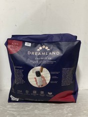 DREAMLAND SNOWED IN ORGANIC COTTON WARMING MATTRESS PROTECTOR KING DUAL CONTROL