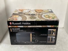 RUSSELL HOBBS SCANDI COMPACT BLACK MANUAL MICROWAVE RHMM713B