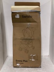 LIONELO EMMA PLUS BABY STROLLER IN GREY/PINK