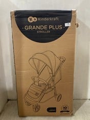 KINDERKRAFT GRANDE PLUS STROLLER - RRP £129