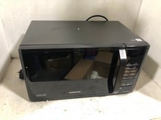 SAMSUNG 23L 800W SOLO MICROWAVE IN BLACK - MODEL NO. MS23K3513AK