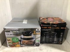 RUSSELL HOBBS CHALKBOARD SLOW COOKER TO INCLUDE DAEWOO HEALTHY HALOGEN 17L AIR FRYER