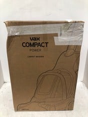 VAX COMPACT POWER UPRIGHT CARPET CLEANER - MODEL NO. CWCPV011