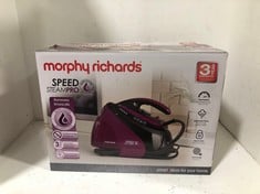 MORPHY RICHARDS 3000W STEAM GENERATOR IRON MULBERRY 332102 - RRP £249