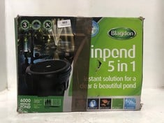 BLAGDON INPOND 5-IN-1 POND PUMP & FILTER WITH UV CLARIFIER 6000 MEDIUM POND - RRP £144