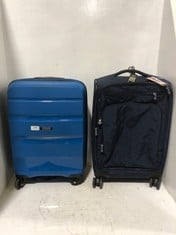 AMERICAN TOURISTER BLUE 4 WHEEL SUITCASE TO INCLUDE KIPLING NAVY 4 WHEEL SUITCASE