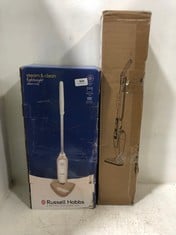 RUSSELL HOBBS STEAM & CLEAN LIGHTWEIGHT STEAM MOP TO INCLUDE 2-IN-1 STICK VACUUM CLEANER