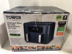 TOWER VORTX 8.5L DUAL BASKET AIR FRYER MIDNIGHT BLUE