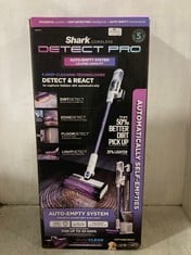 SHARK DETECT PRO CORDLESS VACUUM CLEANER AUTO-EMPTY SYSTEM 1.3L IW3510UK - RRP £399