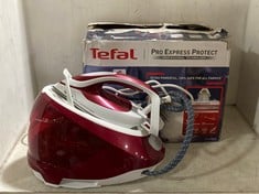 TEFAL PRO EXPRESS PROTECT ANTI-SCALE STEAM GENERATOR IRON BURGUNDY/WHITE GV9220 - RRP £299