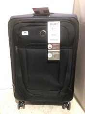 DELSEY PARIS BLACK 4 WHEEL SUITCASE