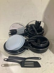 TEFAL INGENIO 8 PIECE NON-STICK COOKWARE SET TO INCLUDE 5 PIECE UTENSIL SET