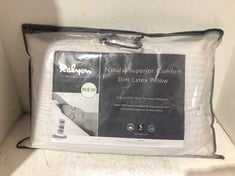 RELYON NATURAL SUPERIOR COMFORT SLIM LATEX PILLOW