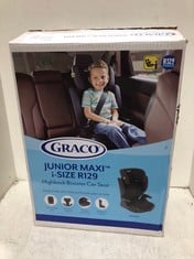 GRACO JUNIOR MAXI I-SIZE R129 HIGHBACK BOOSTER CAR SEAT