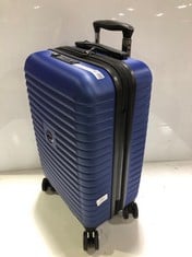 DELSEY BLUE 4 WHEEL SUITCASE