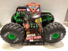 MONSTER JAM R/C MEGA GRAVE DIGGER ALL TERRAIN MONSTER TRUCK