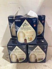 6 X GLADE AROMATHERAPY COOL MIST DIFFUSER WITH LIGHT