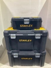 3 X ASSORTED ITEMS TO INCLUDE STANLEY 55.1L MOBILE WORK CENTER