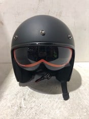 LS2 HELMETS BOB II URBAN UNLIMITED MOTORCYCLE HELMET MATT BLACK - SIZE XXL