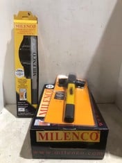 3 X ASSORTED ITEMS TO INCLUDE MILENCO HIGH SECURITY STEERING WHEEL LOCK