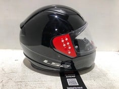 LS2 HELMETS RAPID II MOTORCYCLE HELMET SOLID GLOSS BLACK - SIZE XL