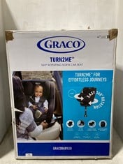 GRACO TURN2ME 360° ROTATING ISOFIX CAR SEAT - RRP £144