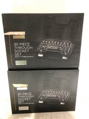 2 X ADVANCED 30 PIECE THROUGH SOCKET SET