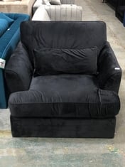 BONNIE BLACK VELVET ARMCHAIR