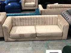 MARY 3 SEATER SOFA IN MINK VELVET - RRP £1010