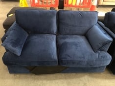 BONNIE 2 SEATER SOFA IN NAVY VELVET