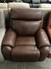 LA-Z-BOY WINCHESTER POWER RECLINER ARMCHAIR IN DOLCE COFFEE BROWN LEATHER - RRP £849