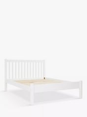 JOHN LEWIS ANYDAY WILTON SMALL DOUBLE BED FRAME IN WHITE - PRODUCT CODE. 80342402 - RRP £249