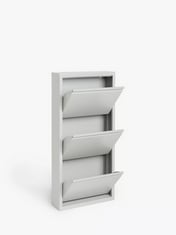 JOHN LEWIS ANYDAY FOLD OUT 3 TIER SHOE RACK IN WHITE - PRODUCT CODE. 57030804 - RRP £85