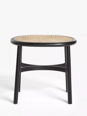 JOHN LEWIS RATTAN DRESSING TABLE STOOL IN BLACK - MODEL NO. 80317506 - RRP £125