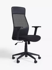 JOHN LEWIS INSET OFFICE CHAIR IN BLACK - PRODUCT CODE. 81639001 - RRP £129