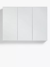 JOHN LEWIS WHITE GLOSS TRIPLE MIRRORED BATHROOM CABINET - PRODUCT CODE. 84900203 - RRP £165