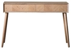 MILANO 2 DRAWER CONSOLE TABLE 1200X380X800MM - ITEM NO. 243032 - RRP £675