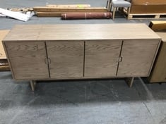 CRAFT 4 DOOR SIDEBOARD SMOKED 1700X450X750MM - ITEM NO. 529699 - RRP £1499.95