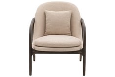 ALEGRA ARMCHAIR TAUPE 680X840X830MM - ITEM NO. 872631 - RRP £749.95