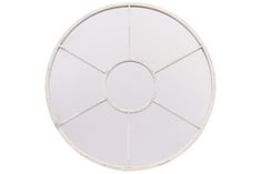 VALENCE ROUND MIRROR WHITE 600X600MM - ITEM NO. 407413 - RRP £ 119.95