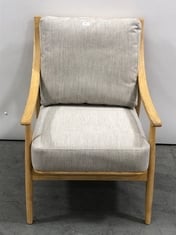 RELIANT ARMCHAIR NATURAL LINEN 630X815X900MM - ITEM NO. 329623 - RRP £875