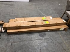 3 X ASSORTED PARTS TO INCLUDE JOHN LEWIS BEDROOM LARGE WINDOW FRAME (PARTS)