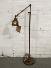 CHAPDA TASK FLOOR LAMP - ANTIQUED BRASS - ONE SIZE - ITEM NO. CL0301 - RRP £295