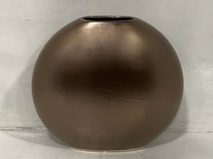 12 X BRONZE CIRCULAR PLANTERS - 63X38X58CM