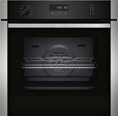 NEFF N50 BUILT IN SINGLE ELECTRIC OVEN IN BLACK - MODEL NO. B2ACH7HN0 - RRP £809