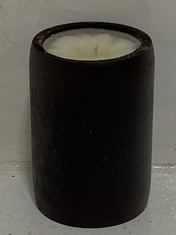 60 X STONE THE CROWS MEDIUM ANTIQUED BAMBOO CANDLE - HEIGHT 13CM - TOTAL RRP £180