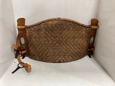 11 X STONE THE CROWS LARGE WICKER USHERETTE TRAY